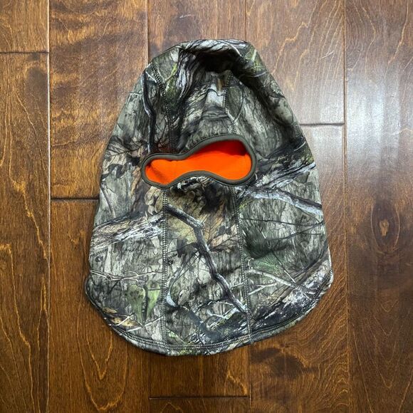 Huntworth Real Tree Camo Insulated Balaclava Face Mask Brown Green Mens One Size - Picture 5 of 7